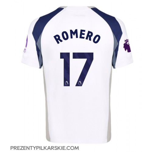 Stroje piłkarskie Tottenham Hotspur Cristian Romero #17 Koszulka Podstawowej 2025-26 Krótki Rękaw